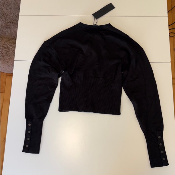 Lioness Head In The Clouds Cardigan in Onyx Size M - Picture 2 of 4